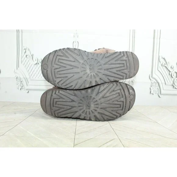 UGG Australia Classic Tall 5815 Brown Suede Shearling Lined Winter Boots Size 7 - Picture 9 of 9